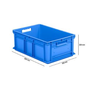 Kasten im EURO-Maß EF 6220, 43,5 l, blau Kasten im EURO-Maß EF 6220, 43,5 l, blau