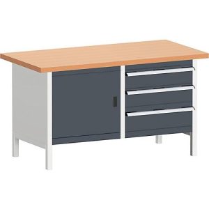 Kastenwerkbank KW-1578-2.3 RAL 7035/7016 Kastenwerkbank KW-1578-2.3 RAL 7035/7016