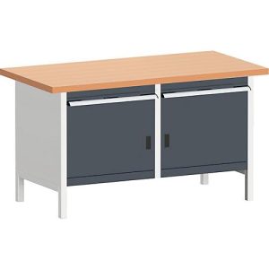 Kastenwerkbank KW-1578-2.4, anthrazitgrau Kastenwerkbank KW-1578-2.4, anthrazitgrau