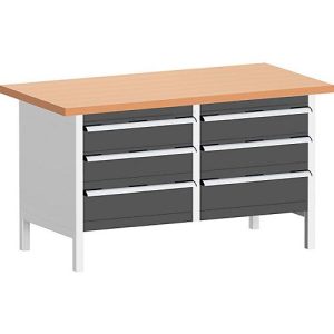 Kastenwerkbank KW-1578-2.5, anthrazitgrau Kastenwerkbank KW-1578-2.5, anthrazitgrau