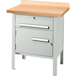 Kastenwerkbank Schäfer Shop Select PWi 75-0, Buche-Dekor Multiplexplatte, bis 750 kg, B 750 x T 700 x H 840 mm