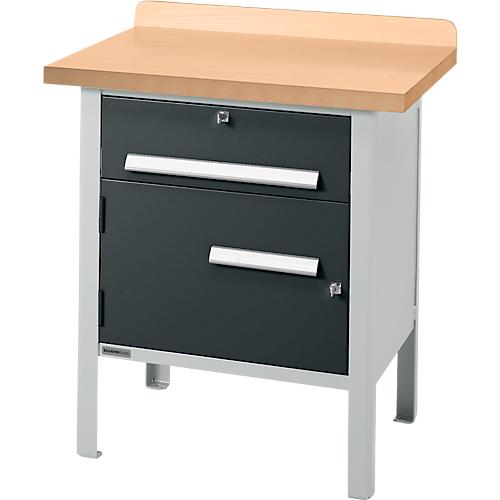Kastenwerkbank Schäfer Shop Select PWi 75-0, mitteldichte Faserplatte (MDF), bis 750 kg, B 750 x T 680 x H 838 mm