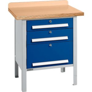 Kastenwerkbank Schäfer Shop Select PWi 75-7, Buche-Dekor Multiplexplatte, bis 750 kg, B 750 x T 700 x H 840 mm Kastenwerkbank Schäfer Shop Select PWi 75-7, Buche-Dekor Multiplexplatte, bis 750 kg, B 750 x T 700 x H 840 mm