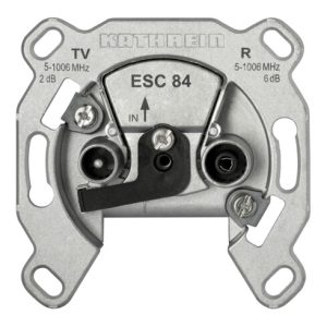 Kathrein Breitband-Einzeldose 2-fach ESC 84 Kathrein Breitband-Einzeldose 2-fach ESC 84