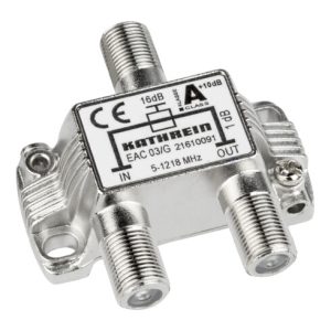 Kathrein F-Abzweiger 1f. 5-1218 MHz 16dB EAC 03/G Kathrein F-Abzweiger 1f. 5-1218 MHz 16dB EAC 03/G
