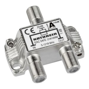 Kathrein F-Abzweiger 1f. 5-1218 MHz 20dB EAC 04/G Kathrein F-Abzweiger 1f. 5-1218 MHz 20dB EAC 04/G