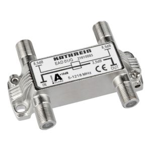 Kathrein F-Abzweiger 2f. 5-1218 MHz 8,5dB EAD 01/G Kathrein F-Abzweiger 2f. 5-1218 MHz 8,5dB EAD 01/G