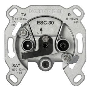 Kathrein SAT-Steckdose 3-fach Einzelanschlussdose ESC 30 Kathrein SAT-Steckdose 3-fach Einzelanschlussdose ESC 30
