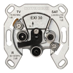 Kathrein SAT-Steckdose 3-fach Einzelanschlussdose EXI 30 Kathrein SAT-Steckdose 3-fach Einzelanschlussdose EXI 30