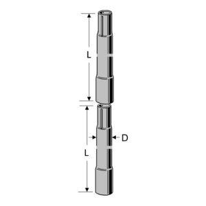 Kathrein Steckmast 2,0×48 ZSA 46