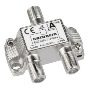 Kathrein Verteiler 2f. 5-1218 MHz 3,9dB EBC 02/G Kathrein Verteiler 2f. 5-1218 MHz 3,9dB EBC 02/G