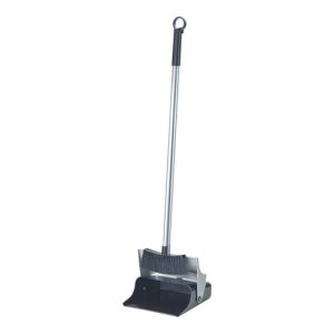 Kehrset Alu-Stiel m.Klappschaufel u.Besen schwarz/silber Kehrset Alu-Stiel m.Klappschaufel u.Besen schwarz/silber