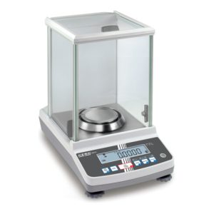 Kern Analysenwaage ABJ 120-4NM+C kalibriert, Wägebereich 120 g, Ablesbarkeit 0,1 mg Kern Analysenwaage ABJ 120-4NM+C kalibriert, Wägebereich 120 g, Ablesbarkeit 0,1 mg