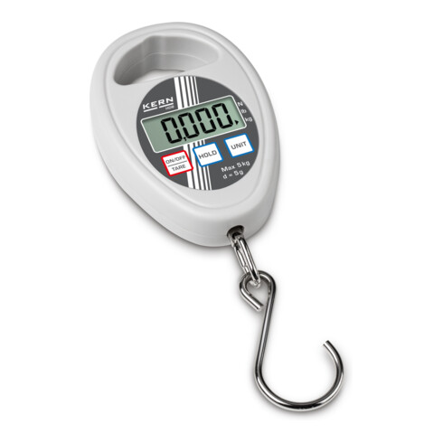 Kern Hängewaage HDB 10K10N+C kalibriert, Wägebereich 10 kg, Ablesbarkeit 10 g
