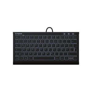 KeySonic KSK-5011ELC – Tastatur – super-mini – hinterleuchtet – USB – QWERTZ KeySonic KSK-5011ELC – Tastatur – super-mini – hinterleuchtet – USB – QWERTZ