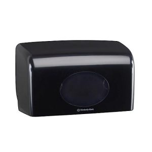 Kimberly-Clark® Aquarius Toilettenpapierspender 7191, für Kleinrollen, manuelle Entnahme, L 180 x B 298 x H 128 mm, Kunststoff, schwarz Kimberly-Clark® Aquarius Toilettenpapierspender 7191, für Kleinrollen, manuelle Entnahme, L 180 x B 298 x H 128 mm, Kunststoff, schwarz