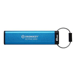 Kingston IronKey Keypad 200C – USB-Flash-Laufwerk – verschlüsselt – 8 GB – USB-C 3.2 Gen 1 Kingston IronKey Keypad 200C – USB-Flash-Laufwerk – verschlüsselt – 8 GB – USB-C 3.2 Gen 1