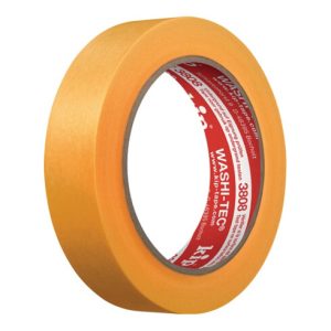 Kip Abdeckband 3808 WASHI-TEC® Premium glatt gelb L.50m B.19mm Rl. Kip Abdeckband 3808 WASHI-TEC® Premium glatt gelb L.50m B.19mm Rl.