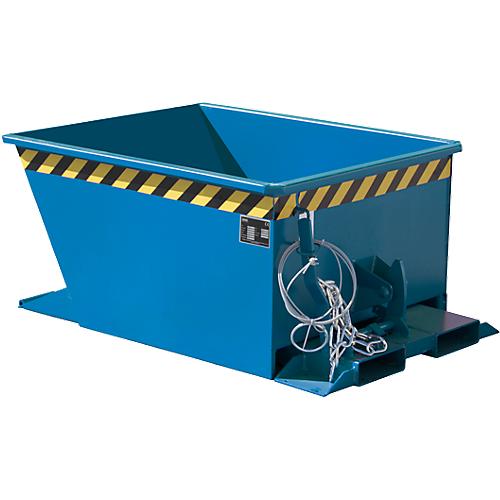 Kippbehälter GU-RZ30, für Routenzüge, Kipp- und Rutschsicherung, 300 l, RAL 5012 blau