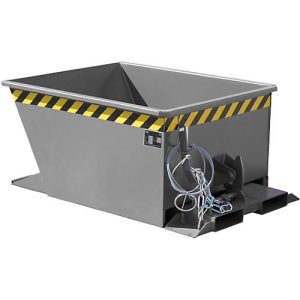 Kippbehälter GU-RZ30, für Routenzüge, Kipp- und Rutschsicherung, 300 l, RAL 7005 grau Kippbehälter GU-RZ30, für Routenzüge, Kipp- und Rutschsicherung, 300 l, RAL 7005 grau