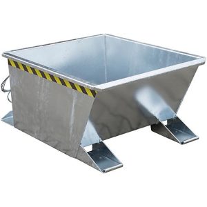 Kippbehälter GU-RZ30, für Routenzüge, Kipp- und Rutschsicherung, 300 l, verzinkt Kippbehälter GU-RZ30, für Routenzüge, Kipp- und Rutschsicherung, 300 l, verzinkt