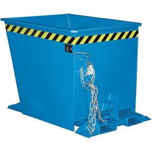 Kippbehälter GU-RZ55, für Routenzüge, Kipp- und Rutschsicherung, 550 l, RAL 5012 blau Kippbehälter GU-RZ55, für Routenzüge, Kipp- und Rutschsicherung, 550 l, RAL 5012 blau