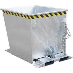 Kippbehälter GU-RZ55, für Routenzüge, Kipp- und Rutschsicherung, 550 l, verzinkt Kippbehälter GU-RZ55, für Routenzüge, Kipp- und Rutschsicherung, 550 l, verzinkt