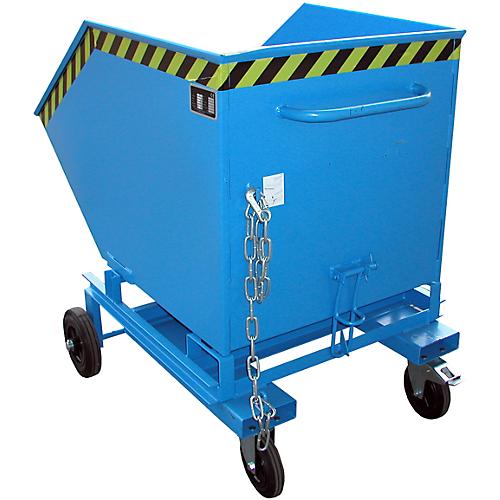 Kippbehälter mit Rollen Typ KW-ET 600, blau