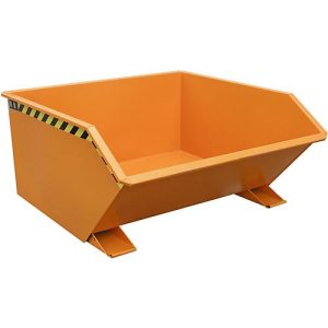 Kippbehälter Typ GU, 750 Liter, orange Kippbehälter Typ GU, 750 Liter, orange