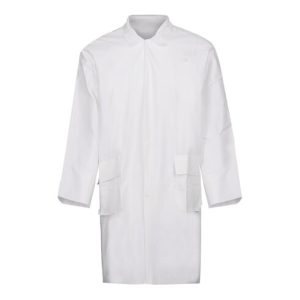 Kittel Kat.III Typ PB6(B) EN13034 EN14126:2003 Gr.XL weiss Kragen 5Druckknoepfe