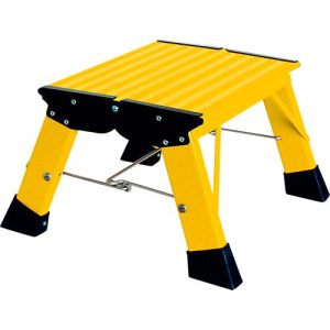 Klapptritt Treppy, 1 Stufe, gelb Klapptritt Treppy, 1 Stufe, gelb