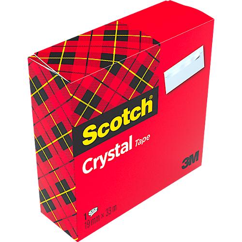 Klebeband Scotch® Crystal Tape '600', 19mm x 33m