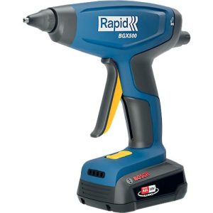 Klebepistole Rapid BGX500, LED-Anzeige, ergonomischer Griff, inkl. 2 Klebesticks, ohne Akku Klebepistole Rapid BGX500, LED-Anzeige, ergonomischer Griff, inkl. 2 Klebesticks, ohne Akku