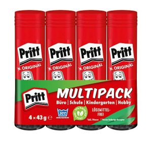 Klebestift PRITT, 4-er Pack, 43 g pro Stift Klebestift PRITT, 4-er Pack, 43 g pro Stift