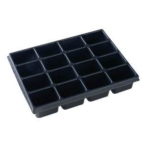Kleinteileeinsatz i-BOXX® iB 72 B349xT265xH63mm Polystyrol m.16 Mulden Kleinteileeinsatz i-BOXX® iB 72 B349xT265xH63mm Polystyrol m.16 Mulden