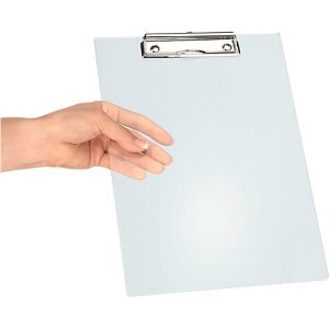 Klemmbrett MAUL, DIN A4, mit Aufhängeöse, 318 x 226 x 15 mm, Kunststoff, transparent Klemmbrett MAUL, DIN A4, mit Aufhängeöse, 318 x 226 x 15 mm, Kunststoff, transparent