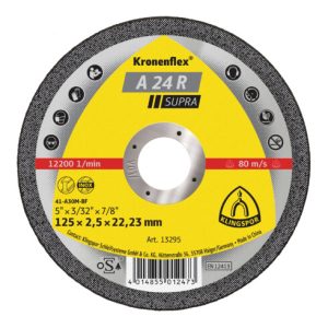 Klingspor A 24 R Trennscheiben, 125 x 2,5 x 22,23 mm gerade Klingspor A 24 R Trennscheiben, 125 x 2,5 x 22,23 mm gerade