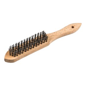 Klingspor BH 600 Handbürste Standard Anzahl Reihen 3, 125 x 25 x 290 mm, Holzgriff 0,35 Stahl Klingspor BH 600 Handbürste Standard Anzahl Reihen 3, 125 x 25 x 290 mm, Holzgriff 0,35 Stahl