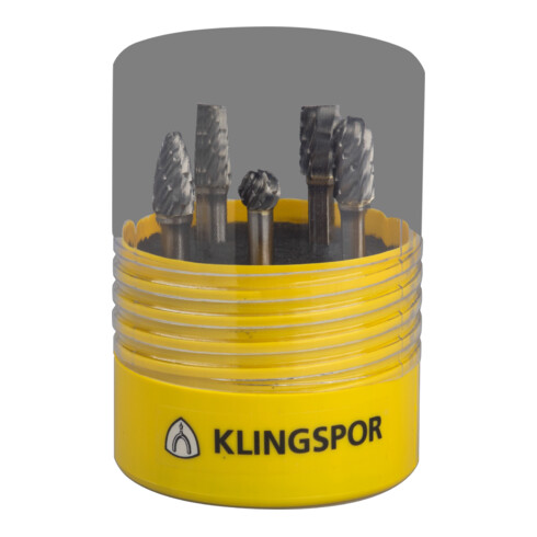 Klingspor HF10STEEL Fräser / Set, 9,6 x 6 mm Spezialverzahnung Stahl