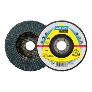 Klingspor SMT 624 Schleifmopteller, 125 x 22,23 mm Korn 60 gewölbt Klingspor SMT 624 Schleifmopteller, 125 x 22,23 mm Korn 60 gewölbt