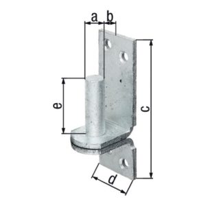 Kloben auf Platte 16x13mm TZN GAH Kloben auf Platte 16x13mm TZN GAH