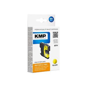 KMP B77Y – Gelb – wiederaufbereitet – Tintenpatrone (Alternative zu: Brother LC980Y) KMP B77Y – Gelb – wiederaufbereitet – Tintenpatrone (Alternative zu: Brother LC980Y)