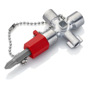 KNIPEX 00 11 02 Schaltschrank-Schlüssel für gängige Schränke und Absperrsysteme 44 mm KNIPEX 00 11 02 Schaltschrank-Schlüssel für gängige Schränke und Absperrsysteme 44 mm