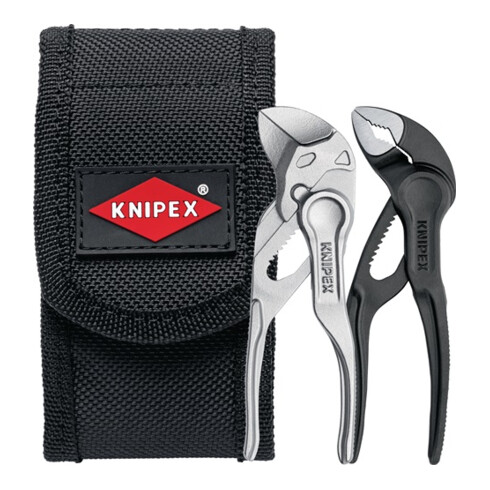 KNIPEX 00 20 72 V04 XS Mini-Zangenset XS in Werkzeuggürteltasche 2-teilig 110 mm