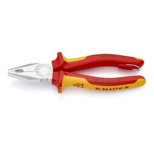 KNIPEX 03 06 180 T Kombizange verchromt VDE 180 mm KNIPEX 03 06 180 T Kombizange verchromt VDE 180 mm