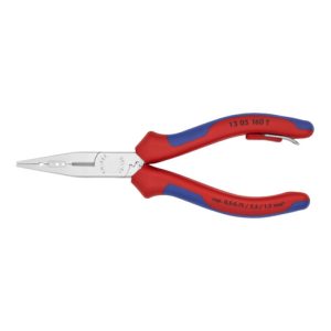 KNIPEX 13 05 160 T Verdrahtungszange mit Befestigungsöse verchromt 160 mm