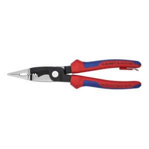 KNIPEX 13 82 200 T Elektro-Installationszange mit Befestigungsöse schwarz atramentiert 200 mm KNIPEX 13 82 200 T Elektro-Installationszange mit Befestigungsöse schwarz atramentiert 200 mm