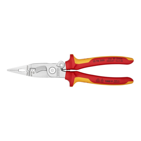 Knipex-Werk Elektro-Installationszange 200mm 13 96 200