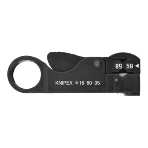 KNIPEX 16 60 05 SB Abisolierwerkzeug für Koaxialkabel 105 mm KNIPEX 16 60 05 SB Abisolierwerkzeug für Koaxialkabel 105 mm