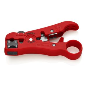 Knipex-Werk Abisolierwerkzeug für Koax 125mm 16 60 06 SB Knipex-Werk Abisolierwerkzeug für Koax 125mm 16 60 06 SB